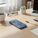 Kotelo iPhone 17 Pro Max / 18 Pro Max Flexline Mag Cover, joka on yhteensopiva MagSafe:n kanssa, tummansininen Kotelo iPhone 17 Pro Max / 18 Pro Max Flexline Mag Cover, joka on yhteensopiva MagSafe:n kanssa, tummansininen