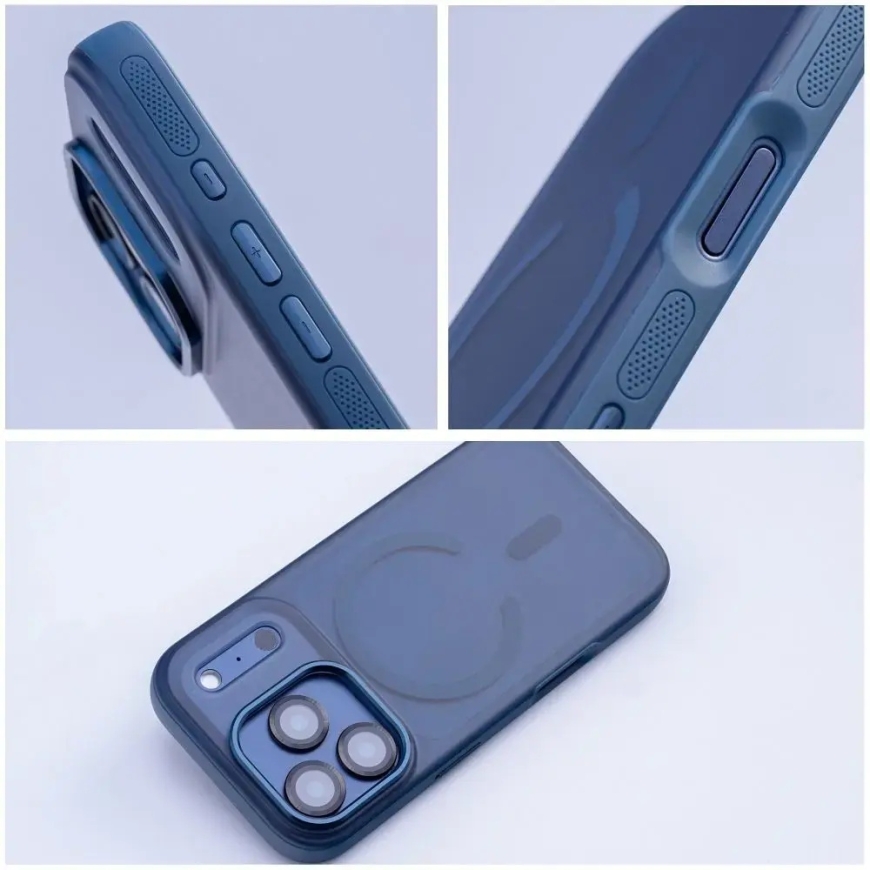 Dėklas iPhone 17 Pro Max / 18 Pro Max Flexline Mag Cover, suderinamas su MagSafe, tamsiai mėlynas – 5