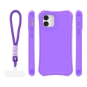 Safepop telefono dėklas su dirželiu iPhone 12 | iPhone 12 Pro violetinis Safepop telefono dėklas su dirželiu iPhone 12 | iPhone 12 Pro violetinis