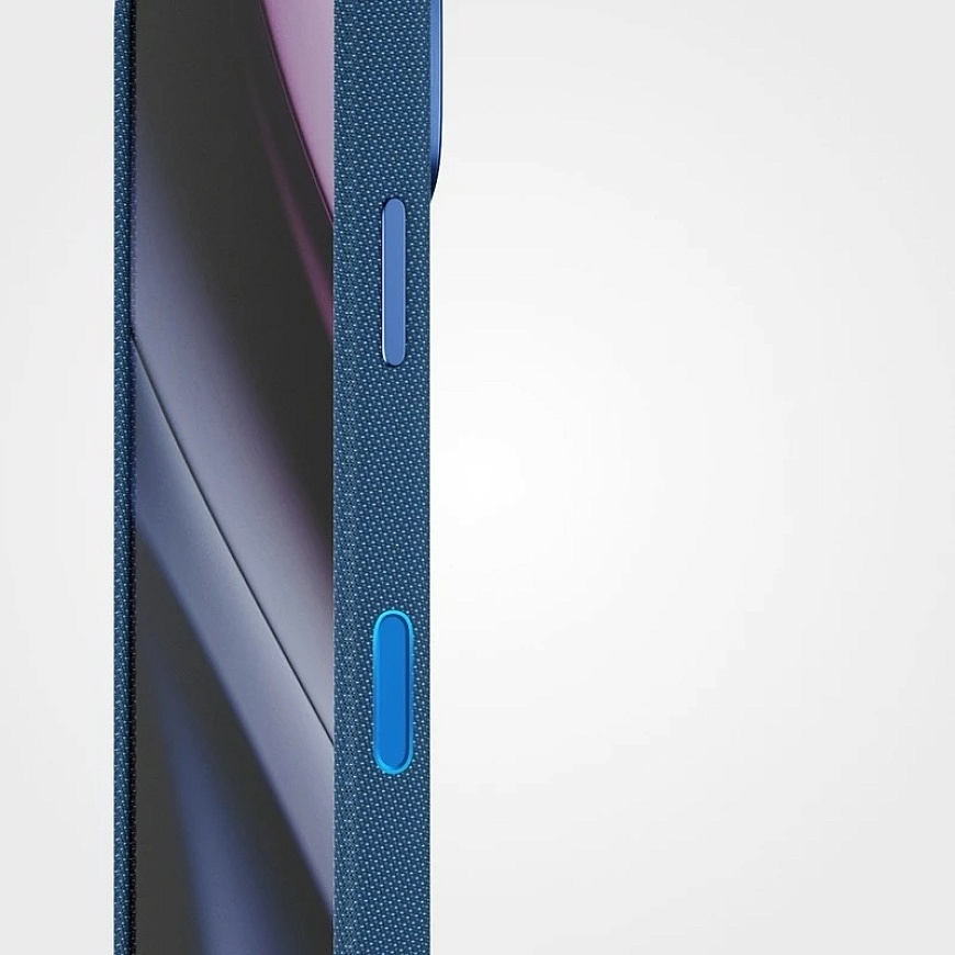 Чехол Epico SolidWoven Pro Mag+ для iPhone 17 Pro Max/18 Pro Max – совместим с Qi2 и MagSafe – Синий – 4
