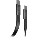 SBS USB-C/USB-C Cable, 60 W, 1 m, Flat Connector, Black SBS USB-C/USB-C Cable, 60 W, 1 m, Flat Connector, Black
