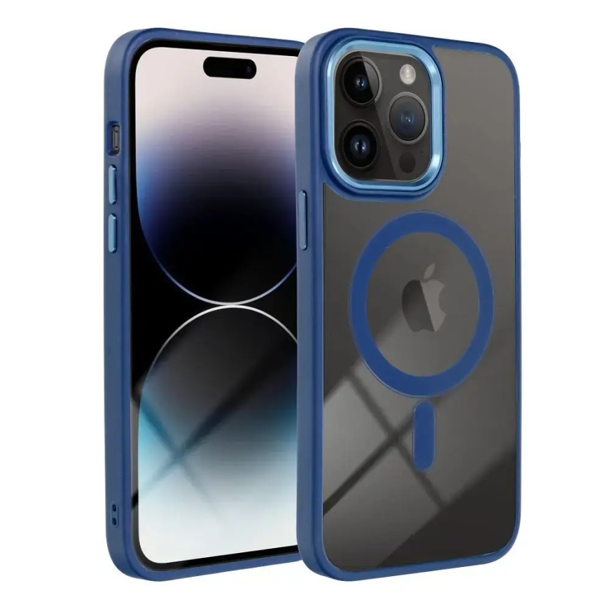 Color Edge Mag -puhelimen suojakotelo MagSafe-tuen kanssa iPhone 17 Air sininen – 2
