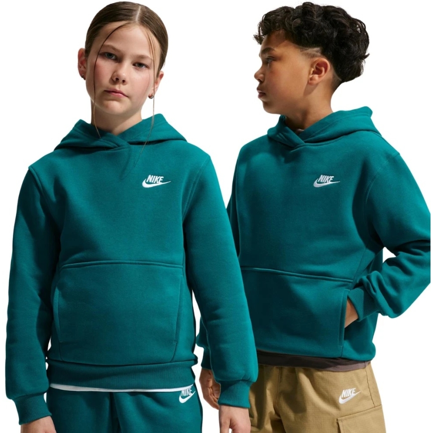 Nike Sportswear Club Fleece vaikiškas flisas žalias FD3000 372 (XS)