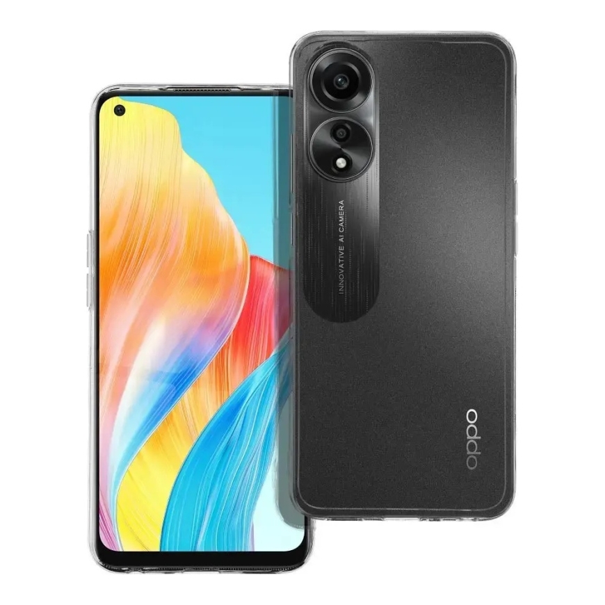 Прозрачный CLEAR чехол 2 мм для OPPO A78 5G (защита камеры)