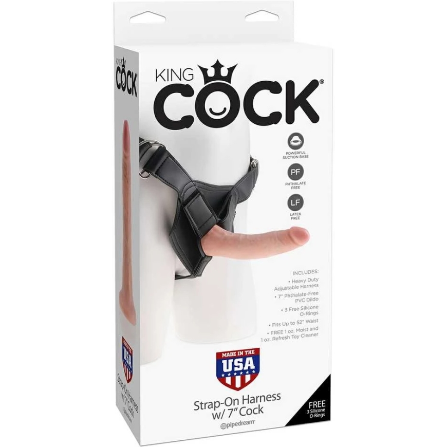 Pipedream KC strap with 7 inch cock light – 3