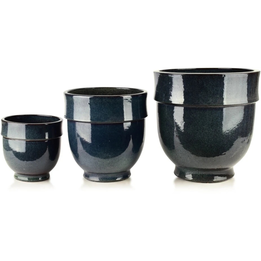 Mondex Since 1986 HEVRA набор из 3 керамических чехлов 43x43x44см, 34x34x35см, 24x24x25см – 2