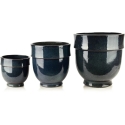 Mondex Since 1986 HEVRA set of 3 ceramic coverings 43x43x44cm, 34x34x35cm, 24x24x25cm