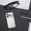 Akrilo Magsafe dėklas Iphone 18 Pro/17 Pro skaidrus Akrilo Magsafe dėklas Iphone 18 Pro/17 Pro skaidrus