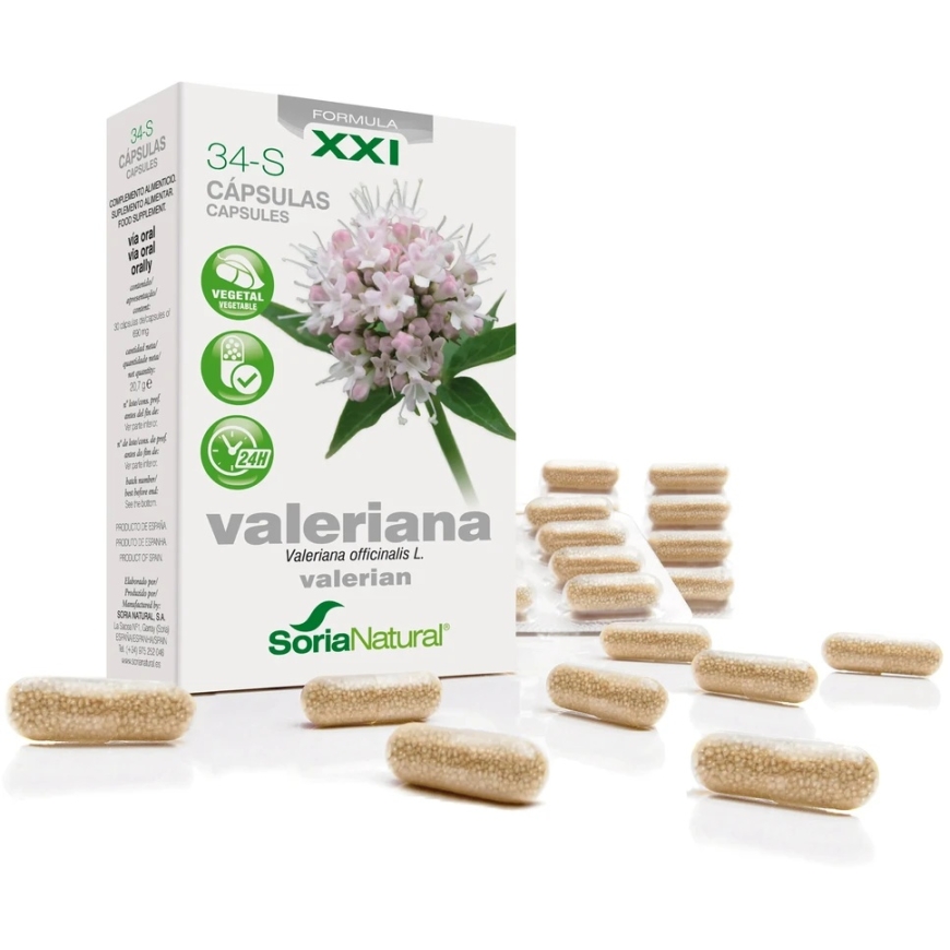 Soria 34-S Valeriana 600 Mg 30 Kapsulas Ilgtermi Izlaišana – 2