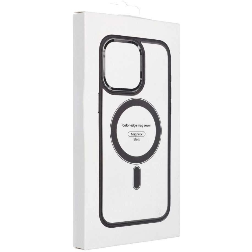 OEM-kuoret Samsung S26 Color Edge Mag Cover MagSafen kanssa yhteensopiva musta – 4