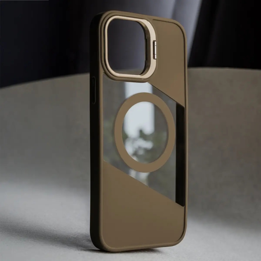 Fusion Mag -puhelintasku MagSafe-tuesta iPhone 17 Air:lle, ruskea – 3
