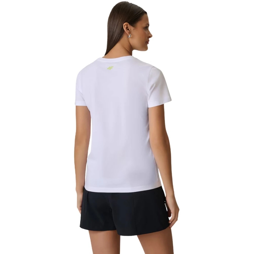 Naiste T-särk 4F F2718 valge 4FWSS26TTSHF2718 10S (XL) – 3