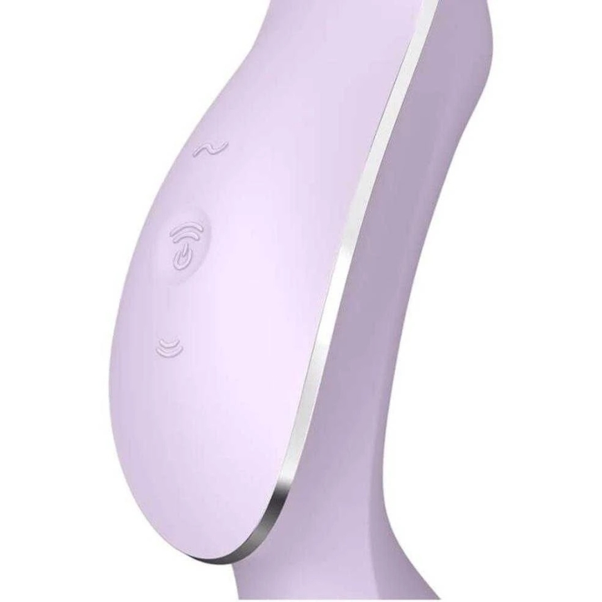Satisfyer Curvy Trinity 2 klitorio stimuliatorius su violetinėmis vibracijomis – 2