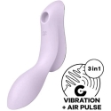 Satisfyer Curvy Trinity 2 clitoral stimulator with violet vibrations