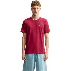 Vyriški marškinėliai Nike Club Tee raudona AR4997 608 (L)