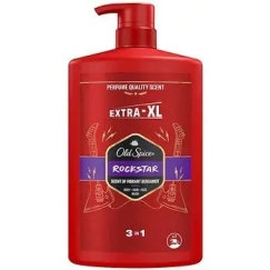 Old Spice Rockstar kūno, plaukų ir veido prausiklis - 3 viename 1000ml