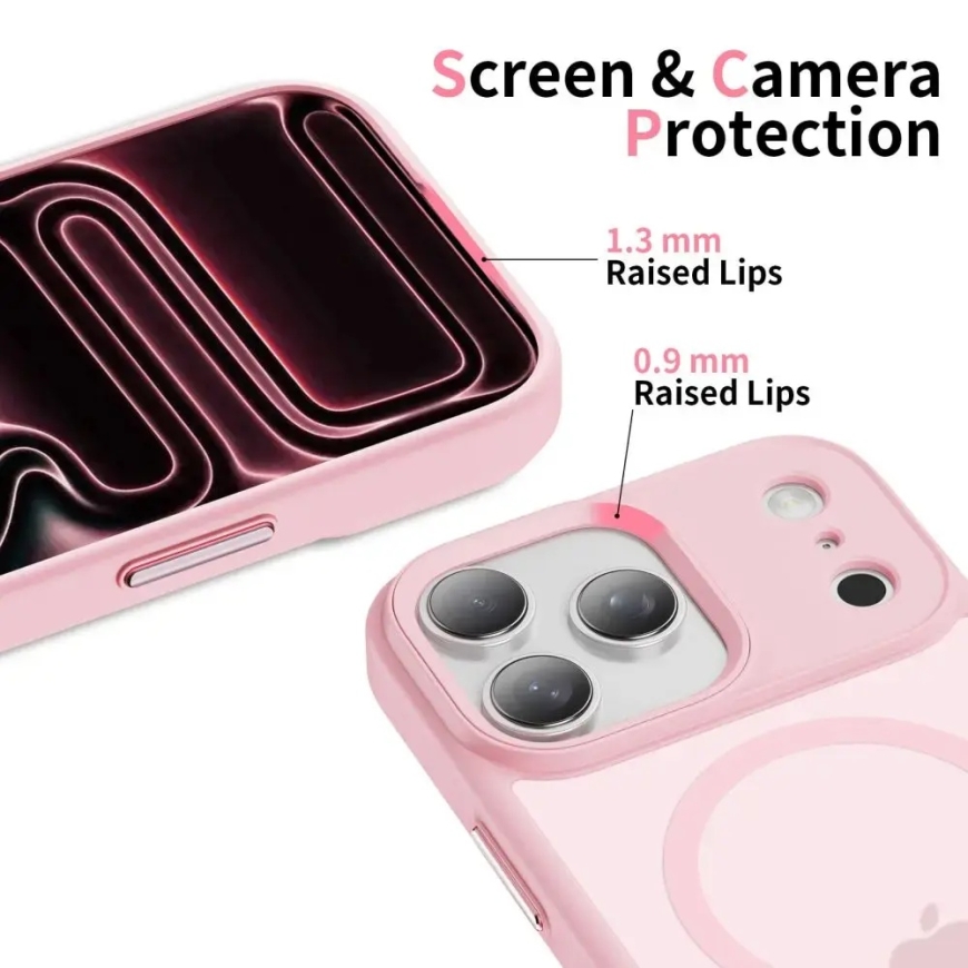 TECH-PROTECT MAGMAT telefoni ümbris MagSafe toega iPhone 17 Pro roosa – 4