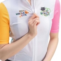 Rockbros 15210005003 S Women's Cycling Jersey with Print - White Rockbros 15210005003 S Women's Cycling Jersey with Print - White