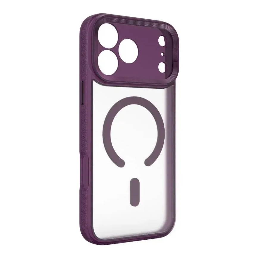 X-ONE Dropguard 2S saderīgs ar MagSafe iPhone 18 Pro / 17 Pro tumši ķiršs