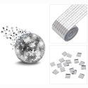 OEM Hõbe Klaasmosaiik - Rull 100x4cm 1mm - 3D Kleepuv Mosaiikkleebis OEM Hõbe Klaasmosaiik - Rull 100x4cm 1mm - 3D Kleepuv Mosaiikkleebis