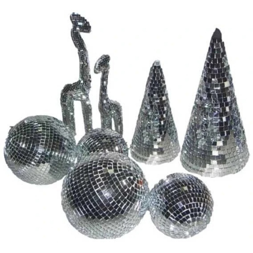 OEM Sudraba Stikla Mozaīka - Ruļļi 100x4cm 1mm - 3D Līmlapiņu Mozaīka – 4
