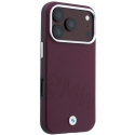 BMW kohokuvioitu kirjalogo MagSafe-kuori iPhone 17 Pro Max / 18 Pro Max - burgundinvärinen BMW kohokuvioitu kirjalogo MagSafe-kuori iPhone 17 Pro Max / 18 Pro Max - burgundinvärinen