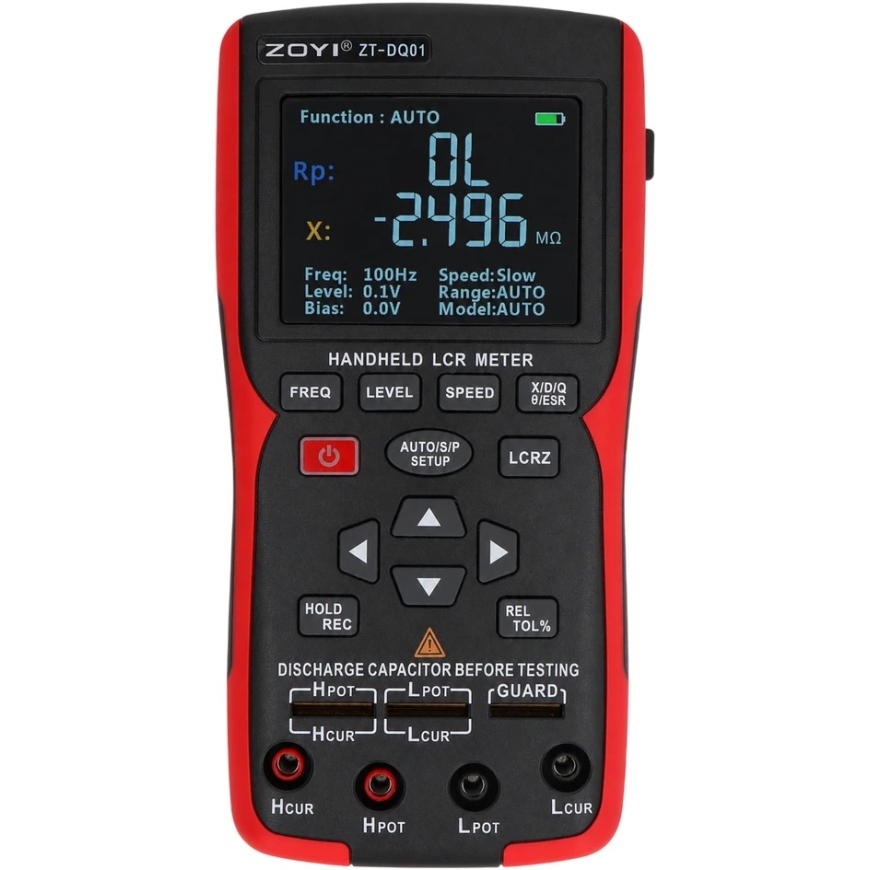 LCR метр с измерением ESR - 100kHz - ZOYI ZT-DQ01 – 3