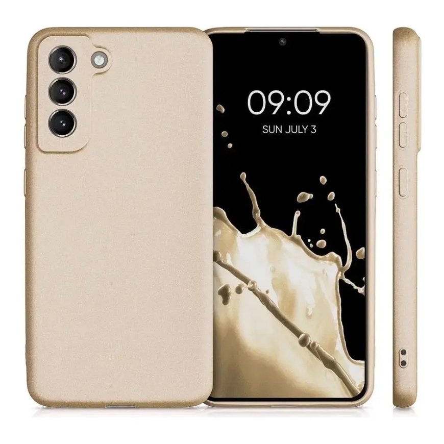 Metallic telefono dėklas Samsung Galaxy A26 5G auksinis – 2