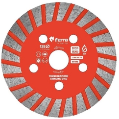 Ferra turbo deimantinis šlifavimo diskas, Ø125mm