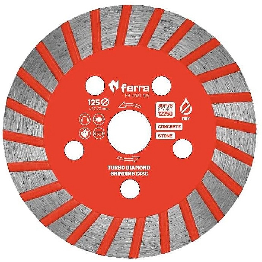 Ferra turbo teemantlihvimisplaat, Ø125mm