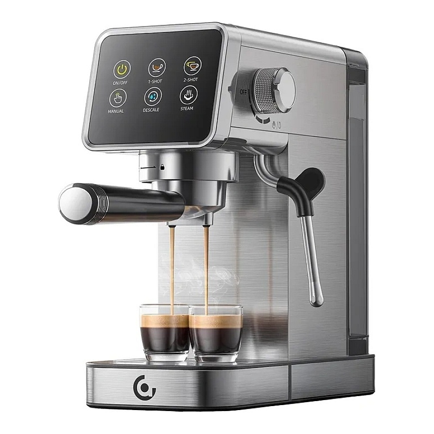 AMZCHEF CE-AZ-EM1507-SV Piston-Type Espresso Masin