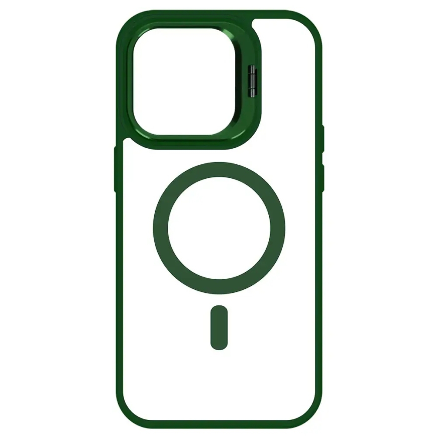 Tel Protect Kickstand maciņš ar statīvu un MagSafe atbalstu telefonam iPhone 11 Pro Max zaļš – 5
