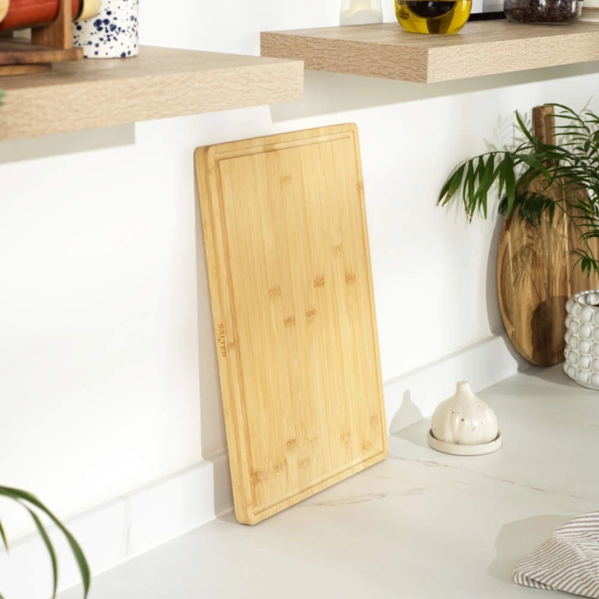 Salter BW14109 Simple Prep Bamboo Chopping Board 45 x 30 cm – 3