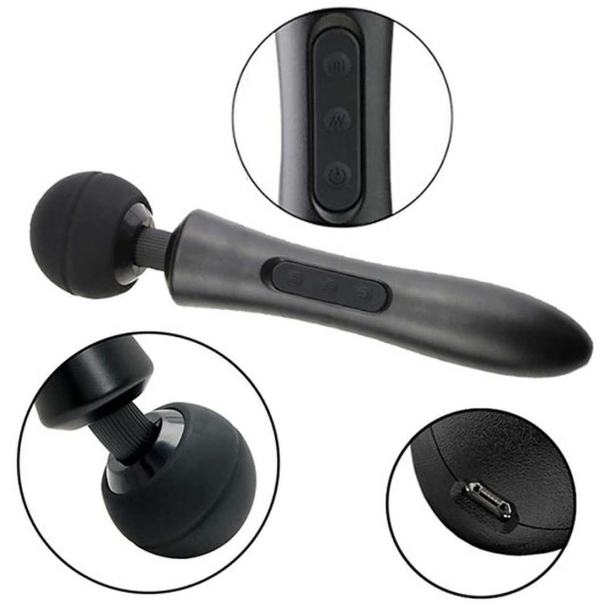 B sērija Magic B sērija Magic Spēcīga klitora stimulators masāžas ierīce 20 USB režīmi – 4