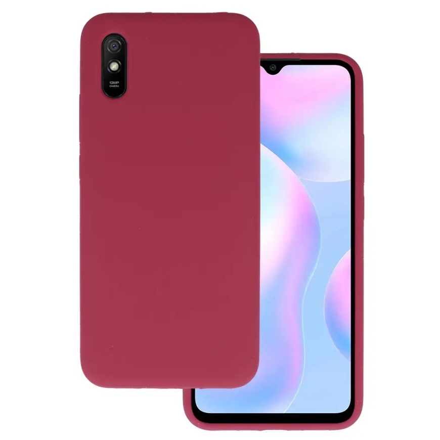 Silikoonist kerge ümbris Xiaomi Redmi 9A burgundia