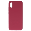 Силиконовый легкий чехол для Xiaomi Redmi 9A бордовый Силиконовый легкий чехол для Xiaomi Redmi 9A бордовый