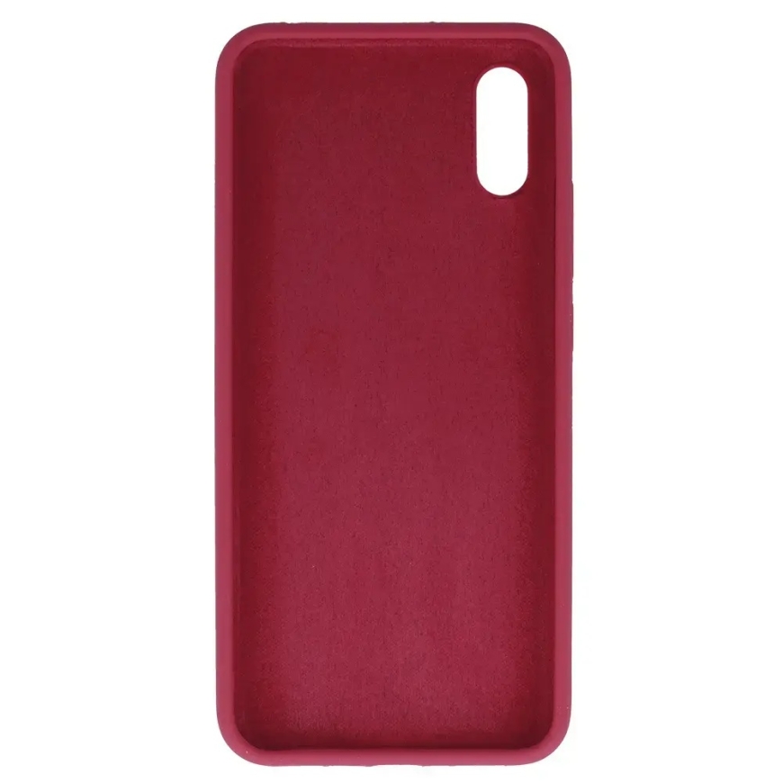 Siliconen kevyt kuori Xiaomi Redmi 9A burgundinpunainen – 3