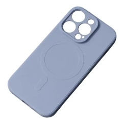 Samsung Silicone maciņš ar MagSafe atbalstu telefonam Samsung Galaxy S25 Edge (S937) pelēks