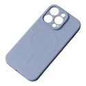 Samsung Silicone чехол с поддержкой MagSafe для телефона Samsung Galaxy S25 Edge (S937) серый