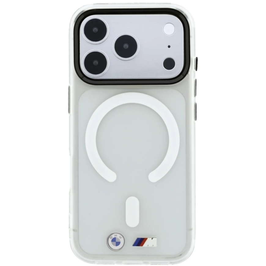 BMW M IML matēta metāla logotips un apdare MagSafe maciņš iPhone 18 Pro / 17 Pro - Caurspīdīgs – 4