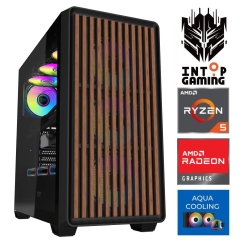 INTOP AQUA Ryzen 5 7500X3D 32GB DDR5 1TB SSD M.2 NVME RX9060XT 16GB no-OS