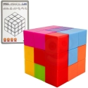 WOOPIE 3D Magnetiniai Tetris Kubai su Kortelėmis