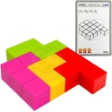 WOOPIE 3D Magnetiniai Tetris Kubai su Kortelėmis