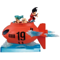 Banpresto Dragon Ball vs Red Ribbon Army Son Goku, Bulma & Krillin Ichibansho figure 21cm