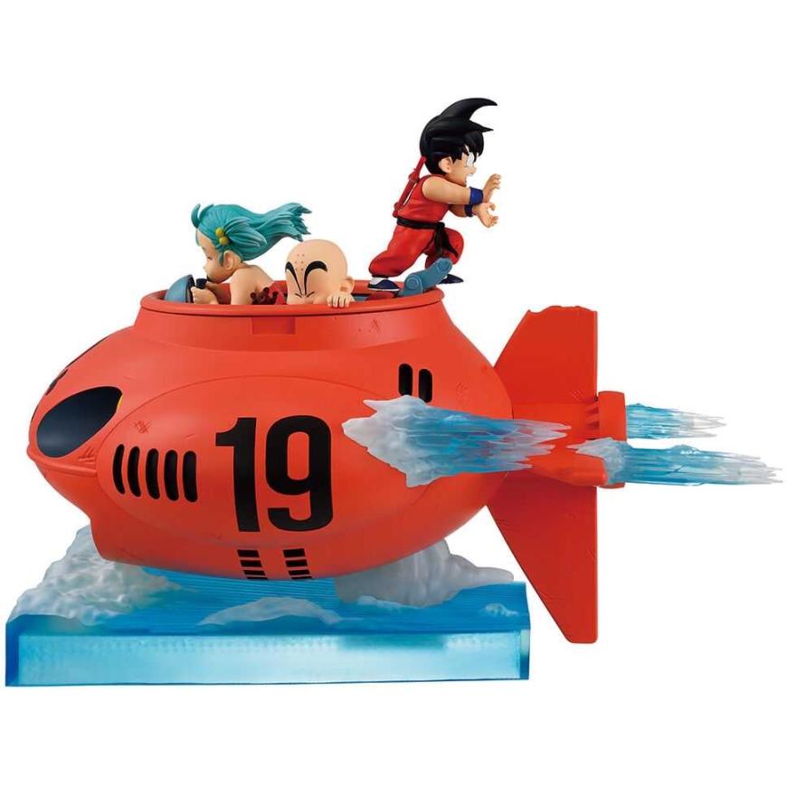 Banpresto Dragon Ball vs Red Ribbon Army Son Goku, Bulma & Krillin Ichibansho figure 21cm
