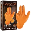 Grippaz 246OR ühekordsed nitrilist kindad, 50 tk karbis, paksus 0,15 mm, oranžid, suurus 8/M Grippaz 246OR ühekordsed nitrilist kindad, 50 tk karbis, paksus 0,15 mm, oranžid, suurus 8/M