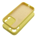 Silicone 2mm чехол для телефона iPhone 16 Plus жёлтый