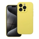 Silicone 2mm чехол для телефона iPhone 16 Plus жёлтый
