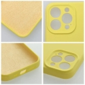 Silicone 2mm чехол для телефона iPhone 16 Plus жёлтый