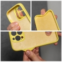 Silicone 2mm phone case for iPhone 16 Plus yellow